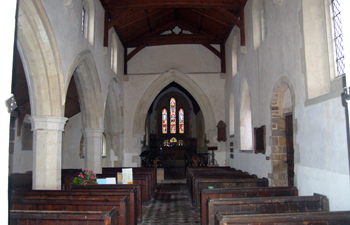 The nave looking east February 2010